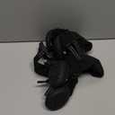 Idepet Dog Suspender Boots, Tall Dog Boots Anti-Slip & Fall Waterproof Shoes Leggings, Adjustable Suspender Boots for Dogs Winter Snow Rain Hiking Paws Protector(Black, 4)