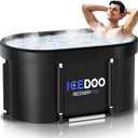 Upgrade XL 129 Gal Large Oval Ice Bath Tub for Athletes,Multiple Layered Portable Outdoor Cold Plunge Tub for Recovery,Cold Plunge for Family  Foldable Bathtubs for Gyms,Indoor,Outdoor use.