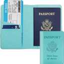 4 x Cnycmy Passport Holder for Travel,Passport Cover Case with RFID