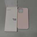 ORNARTO Compatible with iPhone 13 Pro Max Case 6.7", Slim Liquid Silicone 3 Layers Full Covered Soft Gel Rubber Case Cover 6.7 inch-Chalk Pink