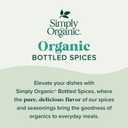 Simply Organic Garlic Pepper, 3.73 Ounce Jar, Blended with Pepper Sea Salt and Onion for Robust Flavor to any Dish (EXP 11/01/27)