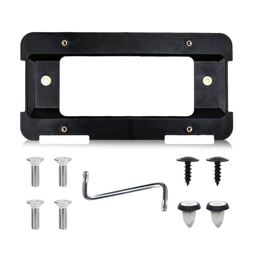 Wogomz Rear License Plate Frame Bracket Holder Mount, Rear License Plate Holder Compatible with Series 1/2/ 3/4/ 5/6 & X1 X3 X4 X5 X6 Z4, 51187160607 511882380615 Replacement
