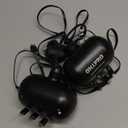 OHLPRO Retractable Backseat Car Charger [2 Pack], 3-in-1 Multi Car Charging Station with USB-C/USB-i/Micro-USB, 15W Fast Charging for iPhone, Samsung, Android, Headrest Mount for Uber Taxi Rideshare