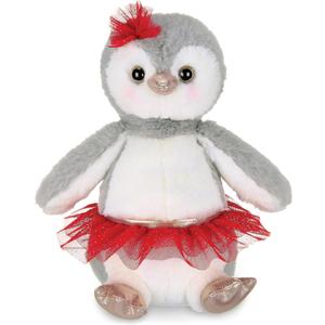 Bearington Snowbell The Ballerina Stuffed Penguin, 11 Inch Penguin Christmas Plushies, Ideal Holiday Stuffed Animal Gift for Toddlers, Kids & Teens