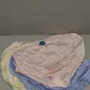 Vanity Fair Women's Perfectly Yours High Waisted Brief Panties, Nylon3 PackPink/Blue/Candleglow, 8