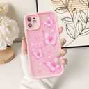 FUXICASE Case for iPhone 12, Silicone Shockproof Cover Women