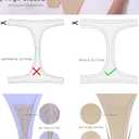 BUBBLELIME XS-XXL Sport Thong Panties Women Low Rise Sexy G-String No Show Bonded Breathable Underwear (6 Pack&3 Pack&1 Pack) (Beige, XL)