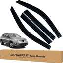 Window Visors Rain Guards for Nissan Rogue 2009 2010 2011 2012 2013 Accessories, Wind Deflectors Vent Shades for Nissan Rogue