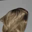 SEVENCOLORS Short Blonde Wigs for White Women Synthetic Hair Mixed Brown Wigs with Bangs Natural Layered Pixie Cut Wig for Women