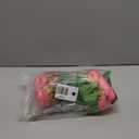 8 Packs Artificial Peonies Silk Flowers: Faux Peony Bouquet 8 Bundles, Fake Peonies Flowers Bulk for Centerpiece Table Wedding Party Home Decor for Christmas Decoration (Rose Red)