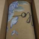 Blue Hydrangea Hello Door Mat, Floral Butterfly Artificial Coir Front Door Mat Indoor Outdoor Entrance, Welcome Farmhouse Summer Doormat Rug for Porch Entryway Patio Decor, 17X30 Inch