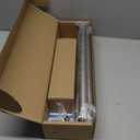 Satin Nickel Curtain Rods 18 to 88 Inches, 1 Inch Modern Drapery Rods, Adjustable Heavy Duty Curtain Rod, with Twisted Cage Finial for Home & Office (18"-88"Satin Nickel)