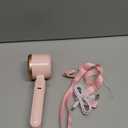 Portable Handheld Turbo Fan, 5-Speed Personal Fans, 5000mAh Rechargeable Fans Up to 12 Hours, Weight only 0.6lb Small Fan, Hand/Neck/Desk Fan 3 IN 1, Beach Vacation Essentials(Pink)