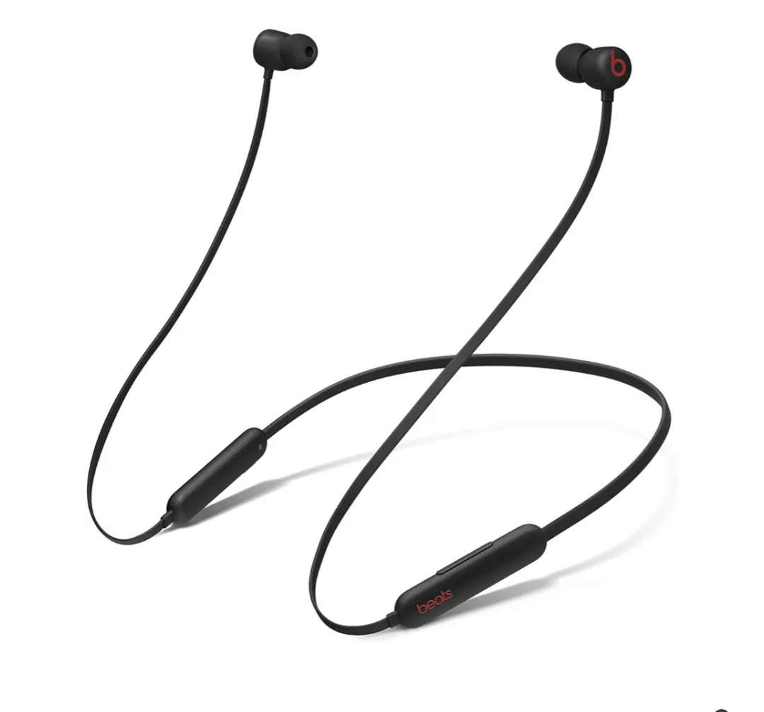 Beats Flex Wireless Earbuds - Apple W1 Headphone Chip, Magnetic Earphones, Class 1 Bluetooth, 12 Hours of Listening Time, Built-in Microphone - Black