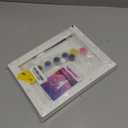 VOCHIC 2 Pack Sip and Paint Kit Pre Drawn Canvas for Painting for Adults Couples Date Night Games Outline Canvas Party Art Set Paints Brushes Pallets Valentine (8x10 Inches, Volcano and Heart)