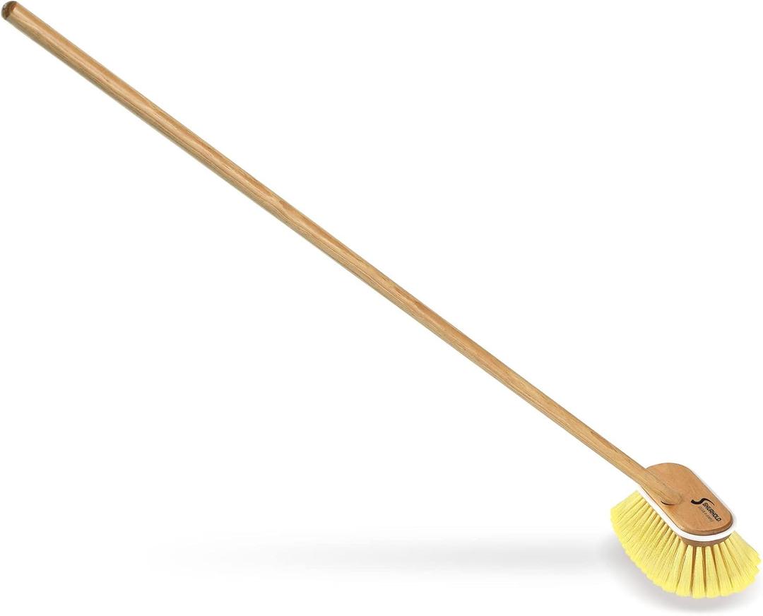 Shurhold 1960 Marine Mate 6 Inch Soft Bristle Brush with 48 Inch Handle