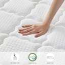 Queen Mattress,12 Inch Queen Size Hybrid Mattress in a Box, Upgraded Memory Foam & Independent Pocket Spring - Zoned Support, Soft and Comfortable, Pressure Relief, CertiPUR-US Certified