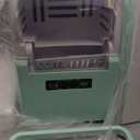 NEWBULIG Ice Makers Countertop with Handle, Portable Ice Machine, 9 Bullet Ice Cubes in 6 Mins, 26lbs in 24Hrs, Auto-Cleaning, with Basket and Scoop, for Home, Kitchen, RV, Camping, Green (12.5"*11.6"*8.8")