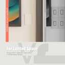 MOES Smart 4 Gang Light Switches, 2nd Generation Wi-Fi Single Pole Switch, Netural Wire Required, Inteligente Switch Combo Compatible with Alexa Google Assistant, Remote Control