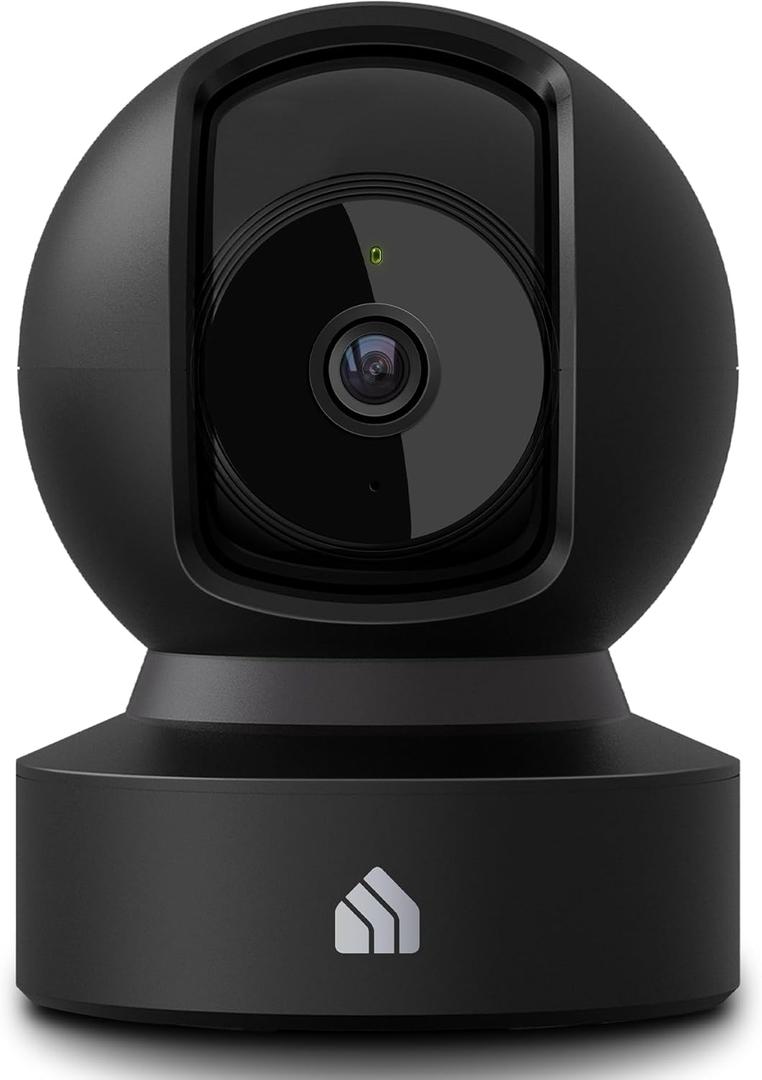 Kasa Smart Indoor Pan-Tilt Home Security Camera, 1080p HD Dog Camera w/Night Vision, Motion Detection for Baby & Pet Monitor, Cloud & SD Card Storage, Works w/ Alexa & Google Home, 2.4G WiFi (EC71) (Black)