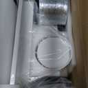 12" Ultra Quiet Bathroom Exhaust Fan with 6500K LED Light, 1.0 Sone 120 CFM, 10x10 Mount, 1500 LM Ceiling Ventilation Fan, Energy Efficient (6500K LED-W)