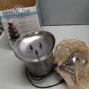 Nostalgia 4 Tier Electric Chocolate Fondue Fountain Machine for Parties - Melts Cheese, Queso, Candy, and Liqueur - Dip Strawberries, Apple Wedges, Vegetables, and More - 32-Ounce - Stainless Steel