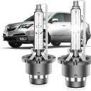 Fit for Acura 2007-2015 MDX RL RDX 2004-2014 TL TSX D2S HID Xenon Headlight Bulbs,350% Brightness,High Low Beam Light Bulb,6000K Cool Blue,Plug and Play,Pack of 2, D2S-6000K