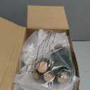 Ceramic Christmas Village Houses Porcelain Christmas Village Sets Matt Ceramic LED Lighted Xmas Town Houses Accessories Holiday Farmhouse Vintage Rustic Decor for Tabletop Mantle