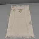 Avanti Linens Rosefan Fingertip Towel, Ivory, 18.00" x 11.00"