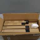 24.21" Black Sputnik Chandelier Vintage Geometric Starburst Chandelier Light Fixture Modern Solid Metal Firework Chandeliers for Dining Room, Kitchen Island, Bedroom, Living Room, E12