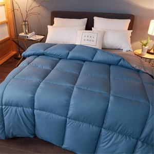 BEDSETS Duvet 240 x 220 cm – Tempered Duvet 300 g/m², White Double Duvet with Corner Tabs, Box-Stitch Construction Cover, Machine Washable (2.220 x 240 cm4 KG)