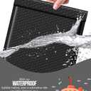 GSSUSA Large Bubble Mailers10.5x16 Padded Envelopes 40 Pack Black Padded Mailers Usable Size 10.5x15" Self-Seal Bubble Envelopes for Small Bubble Mailer,Packaging for Clothes,Magazines