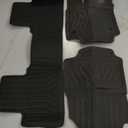 Car Floor Mats for Toyota RAV4: 2025 2024 2023 2022 2021 2020 2019, All Weather Rubber Floor Liners Custom Fit for Toyota RAV 4 Accessories Gas & Hybrid Model Front Rear Carpet 5 Seat SUV (3PCS Black)