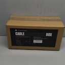 Extra Large Cable Management Box, Wood Cord Hider Box & Organizer for Power Strip, TV Wires & Desk Cable Storage (Solid Acacia)
