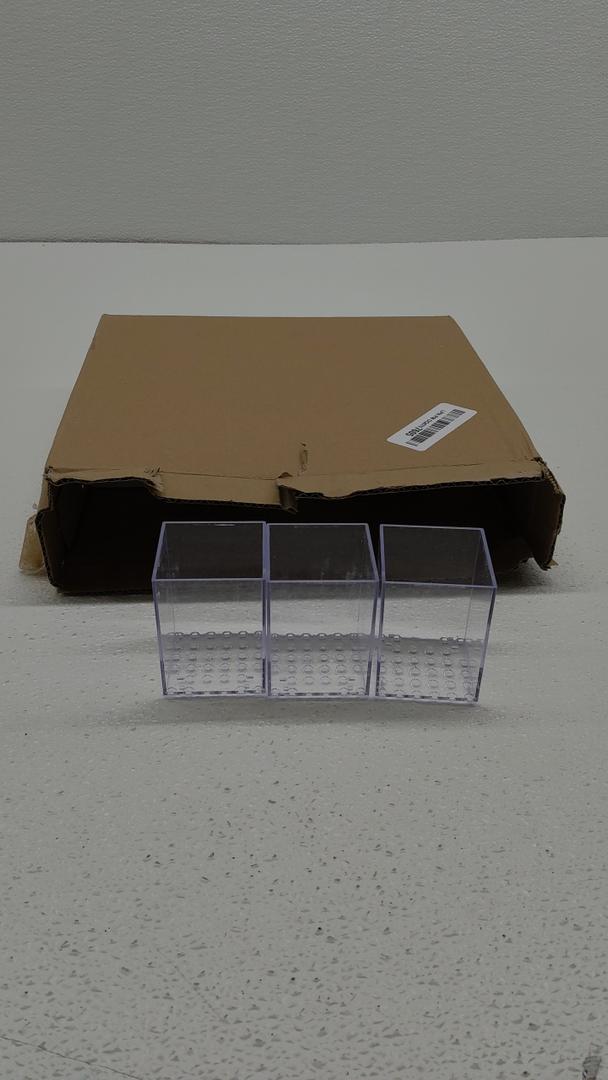 11Display Cases Fits for Lego Minifigures, Mini-Figures Display Boxes Fits for Lego Figures Display, Single Mini-Figures Storage Case for Figures Collectors, Dust-Proof