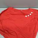 Love Letter Print T Shirt Women Funny Valentine's Day Tee Shirt Love Heart Graphic Long Sleeve Tops Red-Heart, XL 