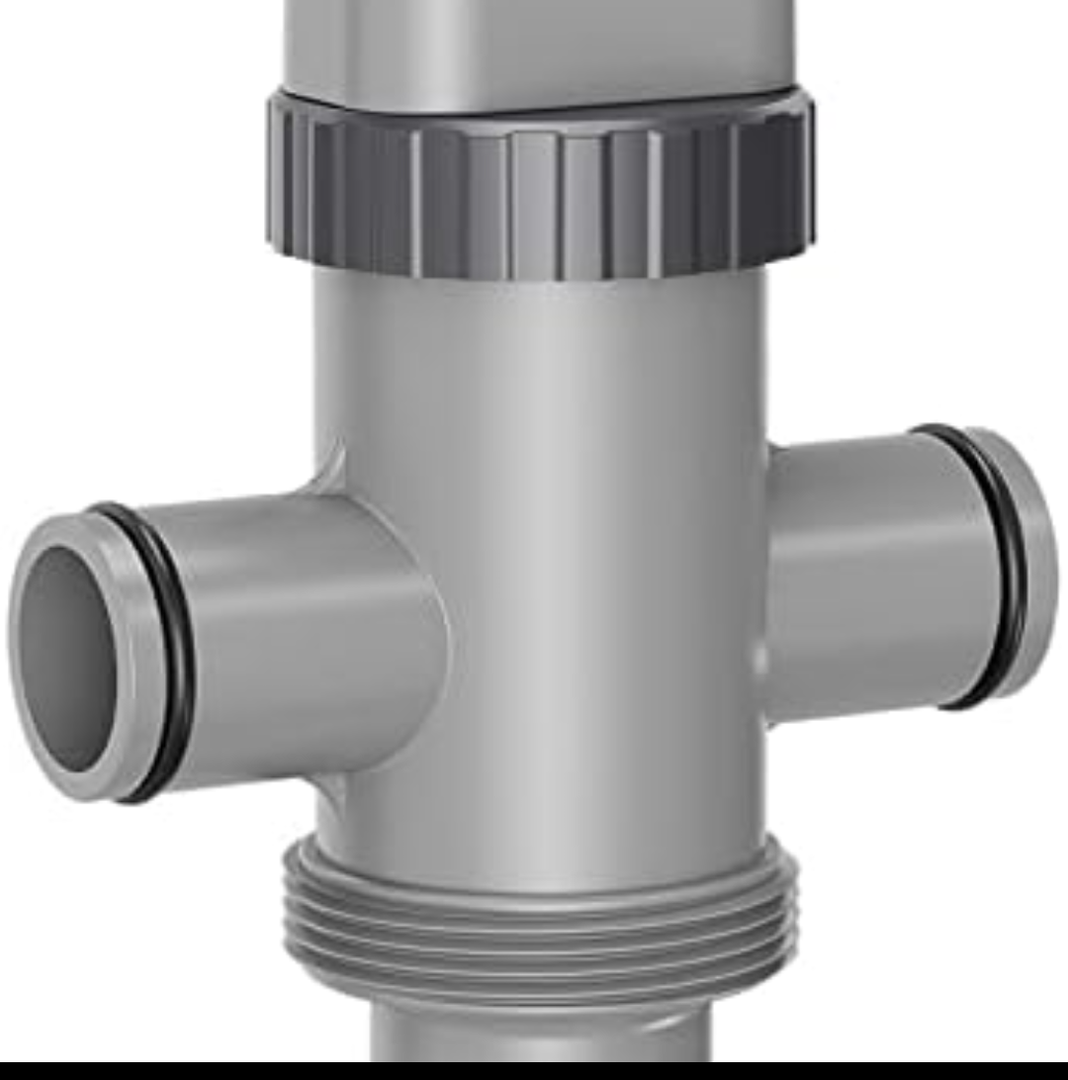 SHAPON Dual Split Hose Plunger Valve Compatible with Intex Pool Parts and Accessories Replacement for Above Ground Swimming Pool and Pool Filter Pump (1 Pack)