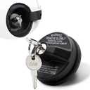 YUPIKJI Locking Gas Cap, Gas Cap Lock, Lock Fuel Cap with 2 Keys, Automotive Accessories Anti-theft Fuel Tank Cover Compatible with Toyota Honda Chevy GMC, Replaces OEM# 10504, 77300-47020