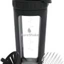 Paddi Glass Shaker Bottle for Protein - Odorless, BPA Free, Leak-Proof - 20 OZ | Graduated Ideal Fitness, Milkshake and Smoothies