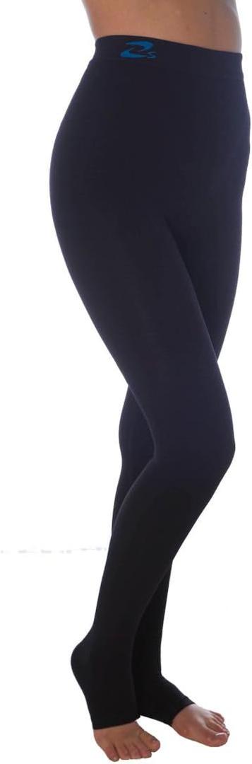 CzSalus Lipedema Lymphedema, POTS Support high Compression Leggings (K2=25-30 mmHg) - (Black, 2XL)