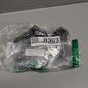 Eagloo Small Dog Harness No Pull, Service Vest with Reflective Strips and Control Handle, Adjustable and Comfortable for Walking, No Choke Pet Harness with 2 Metal Rings, Black, XS