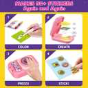 Sticker Maker 90 Refill Kit - Make Your Own 3D Stickers for Kids - DIY Arts and Crafts for Kids Ages 6-10 - Creative Craft Kits Gifts for Girls Boys Year Old Classroom Rewards