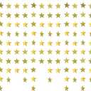 10pcs Gold Star Hanging Garlands Party Decorations for Birthday Wedding New Year Graduation Hanging Banner (130ft in Total)
