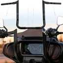 14" Street Glide Handlebars 1.25" Ape Hanger for 2023-later CVO Street Glide FLHXSE & 2024-later Street Glide FLHX models,Black