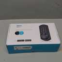 Veise VE07-L Fingerprint App Control Smart Locks with Heavy-Duty Zinc Alloy Handles, Keyless Entry for Front Door, Digital Electronic Touchscreen, Auto Lock, Waterproof, Easy Install, Matte Black