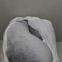 60 Inch Full Body Pregnancy Pillows for Sleeping Cooling Pregnancy Pillow,U Shaped Pregnancy Body Pillow,Maternity Pillows for Pregnant Women with Removable Washable Velvet Cover (Grey)