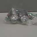 2PCS 17 LED Dual Function Watermelon Double Face Light Amber Red LED Clear Lens with Reflector, 3.5" Dual Face Round LED Turn Signal Fender Lights, Chrome Double Face Auxiliary Pedestal Lights