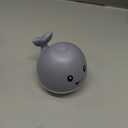 Bath Toys for Kids Ages 1-3 - Valentines Day Gifts for Kids,1 2 3 Year Boys Girls Gifts,Easter Basket Stuffers, Light Up Whale Bath Toy Sprinkler, Toddler Bathtub Pool Water Table Toys, Baby Gift (Grey)