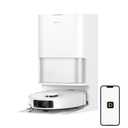 DREAME L40 Ultra Gen 2 Robot Vacuum and Mop with 25,000Pa Suction, Extendable Side Brush and Mop, All-in-One Self-Emptying & Cleaning Dock, Voice & App Control, White