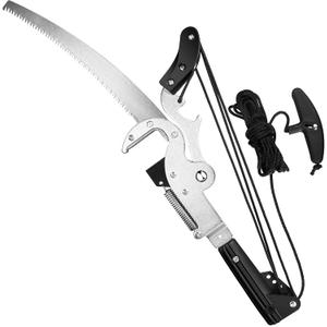 Heavy Duty Sharp Garden Tree Pruner Head,24 inch Large High-Altitude Shear Fruit Picker Saw Tree Trimmer Clipper Tool (Without Pole)